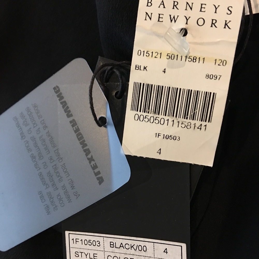 ALEXANDER WANG Leather Trim Tuxedo Blazer - Picture 8 of 8